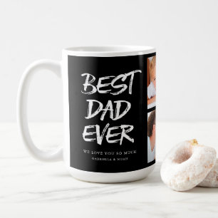 Beste Vater-Collage in Handschrift Kaffeetasse
