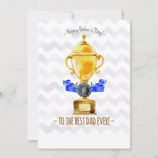 Beste Vater-Fotokarte je (Vorderseite)