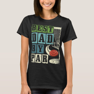 Beste Vater für Par Funny Disk Golf Player Flying  T-Shirt