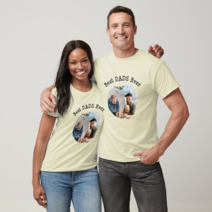 Beste VATER je LGBTQ laden Ihr quadratisches Foto T-Shirt