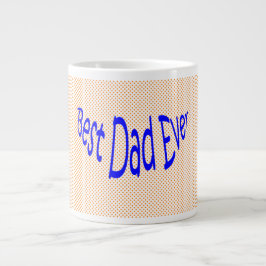 Beste Vater-überhaupt riesige Polka-Punkt-Tasse Jumbo-Tasse