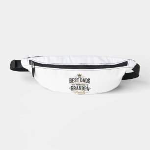 Beste Väter zum Opa befördert Vintage-Shirt-Design Bauchtasche