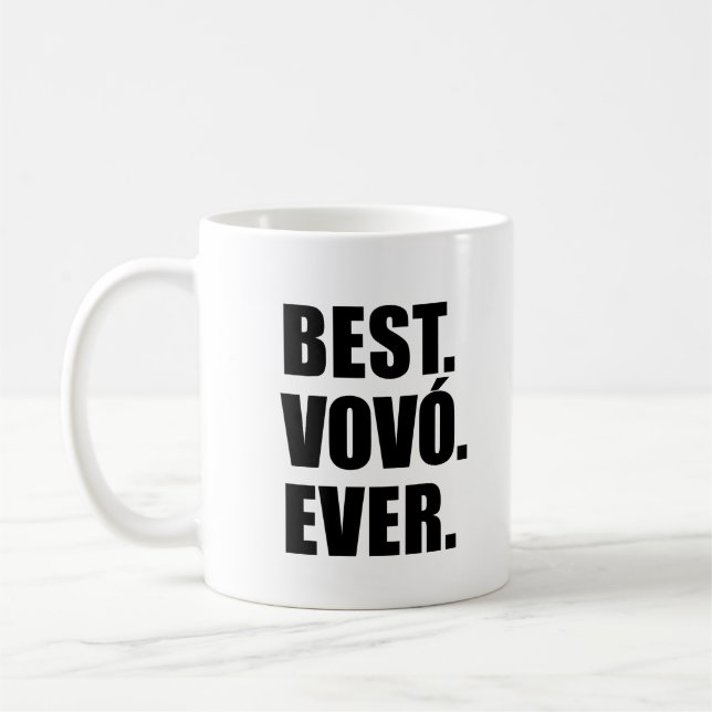 Beste Vovo überhaupt portugiesische Kaffeetasse (Links)