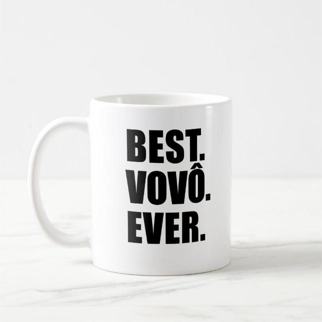 Beste Vovo überhaupt portugiesische Kaffeetasse (Links)