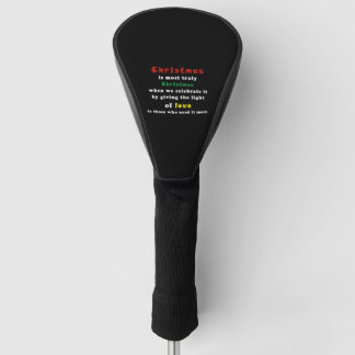 Beste Weihnachtsfeier Golf Headcover