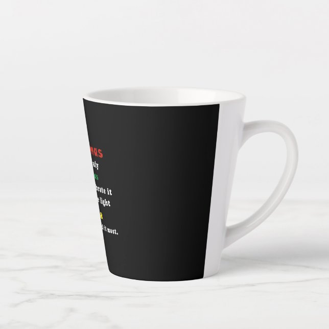 Beste Weihnachtsfeier Milchtasse (Rechts)
