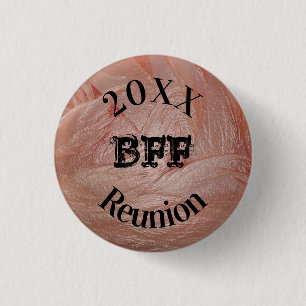 Beste Wiedersehen Girly Pastel Pink Girl Tour Button