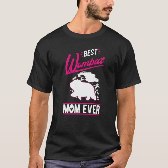 Beste Wombat-Mutter überhaupt T-Shirt (Vorderseite)