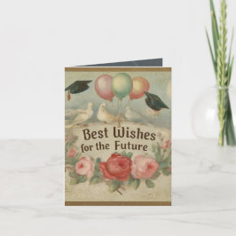 Beste Wünsche für die Zukunft Dankeskarte