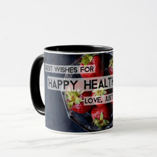 Beste Wünsche für glückliche Gesundheit Tasse