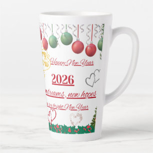 Beste Wünsche Neujahrs-Pokal Milchtasse