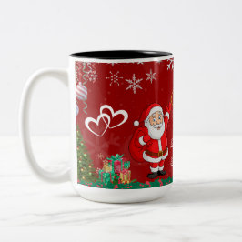 Beste Wünsche Neujahrs-Pokal Zweifarbige Tasse