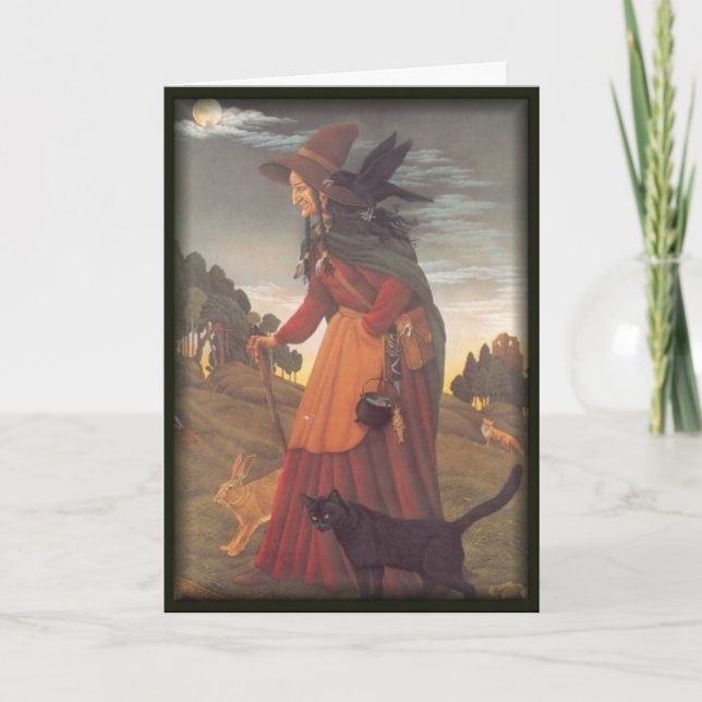 Beste Wytches Halloween-Karte Karte (Vorderseite)