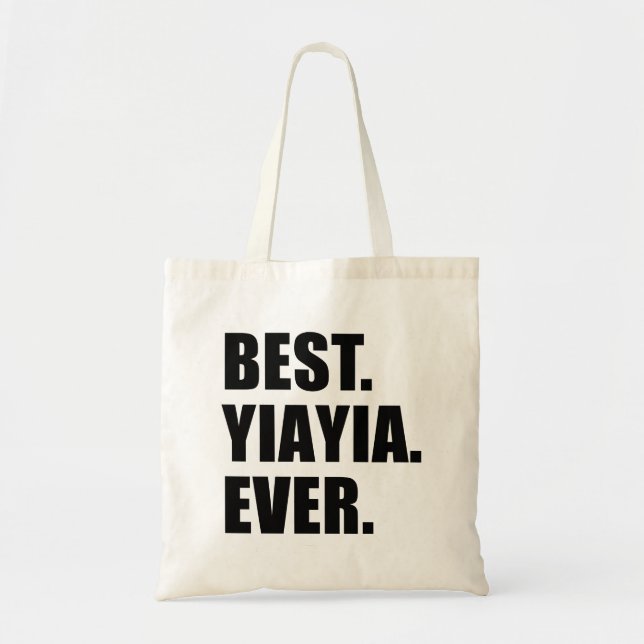 Beste YiaYia überhaupt Taschen-Tasche Tragetasche (Vorne)