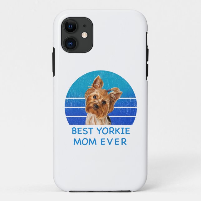 Beste Yorkshire Terrier Mom Case-Mate iPhone Hülle (Rückseite)