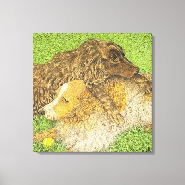 Besteigung Leinwanddruck (Vorderseite)