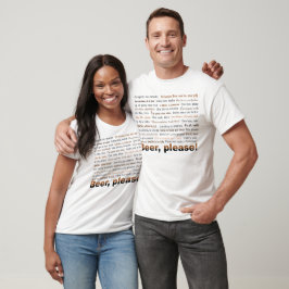 Bestellen Sie Bier in 36 Sprachen T-Shirt