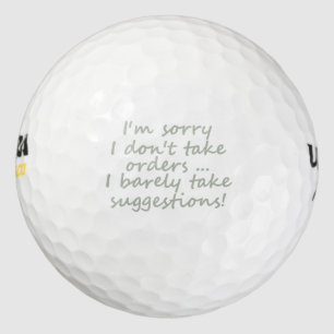 Bestellen Sie keine lustigen Sarcastic Zitate Golfball