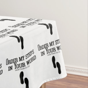Bestellen Sie meine gemusterten Schritte Tischdecke
