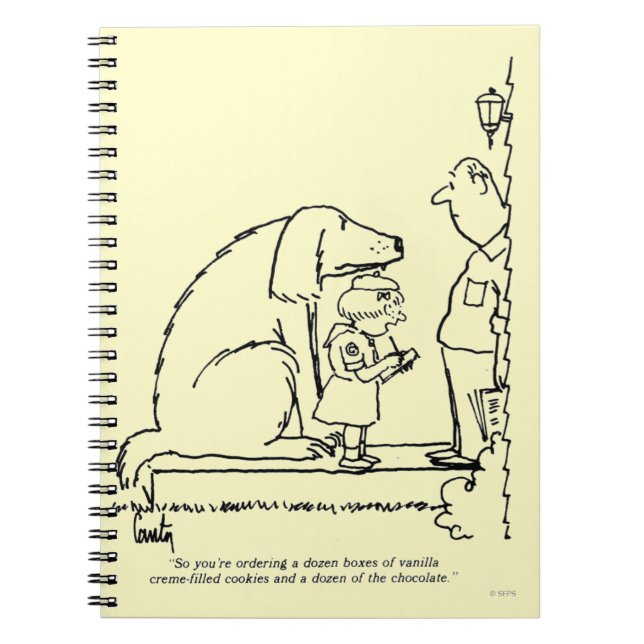 Bestellenplätzchen Notizblock (Vorderseite)