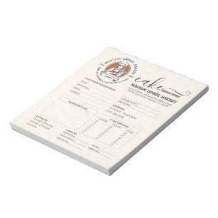 Bestellformular für Bäckerei Konditorei Kuchen Bäc Notizblock