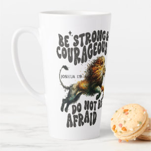 Bestelling #1 Sei stark Joshua 1:9 Bibelverse Milchtasse