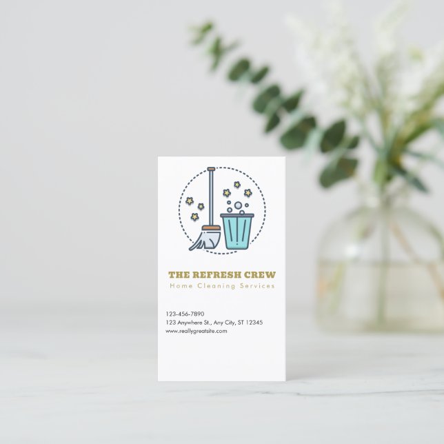 Bestellservice Business Cards bearbeitbar Visitenkarte (Stehend Vorderseite)