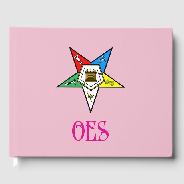Bestellung des Eastern Star OES Gästebuches Gästebuch (Vorderseite)