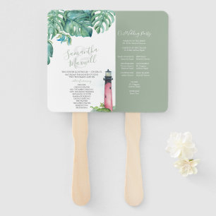 Bestellung des Leuchtturms für Hochzeiten Hand Fan Fächer