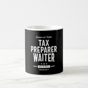 Bestellung des Steuervorbereiters Kaffeetasse