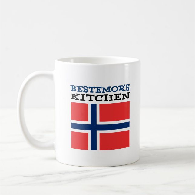 Bestemor's Kitchen Norwegische Großmutter Kaffeetasse (Links)