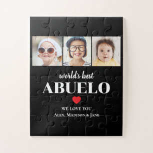 Bester Abuelo der Welt Wir lieben dich 3 Kinder Fo