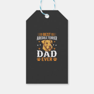 Bester Airedale-Terrier-Vater überhaupt Hundeliebh Geschenkanhänger