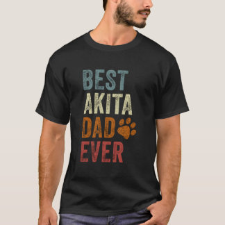 Bester Akita-Vater Aller Zeiten Akita Inu Papa Vat T-Shirt