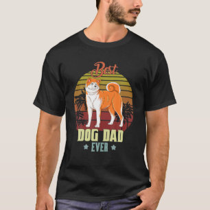 Bester Akita-Vater überhaupt Daddy-Geschenke Hunde T-Shirt