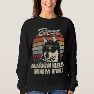 Bester Alaskan Klee Kai Mama je Vintager Retro Dog Sweatshirt