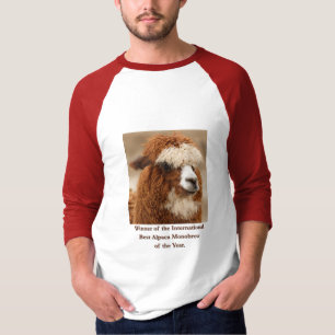 Bester Alpaka-Mono-Brauen T-Shirt