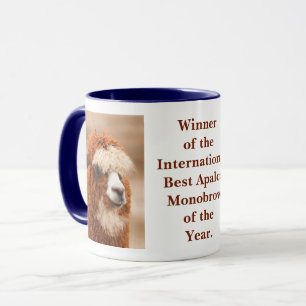 Bester Alpaka-Mono-Brauen Tasse