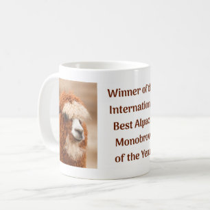 Bester Alpaka-Monobrow Kaffeetasse