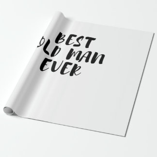 Bester alter Mann Geschenkpapier