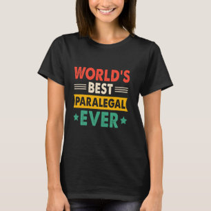 Bester Anwalt-Assistent Aller Zeiten Lustig Retro T-Shirt
