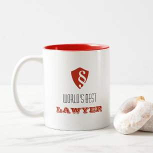 Bester Anwalt der Welt Rechtsanwalt Schild Tasse