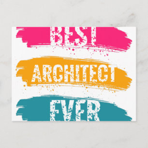 Bester Architekt überhaupt Postkarte