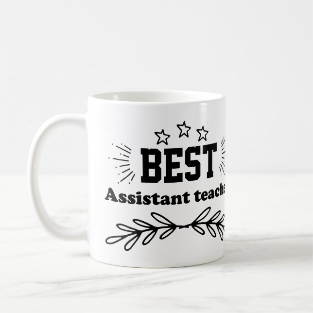 Bester Assistenzlehrer Kaffeetasse (Links)