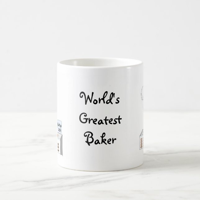 Bester Bäcker der Welt Kaffeetasse (Mittel)