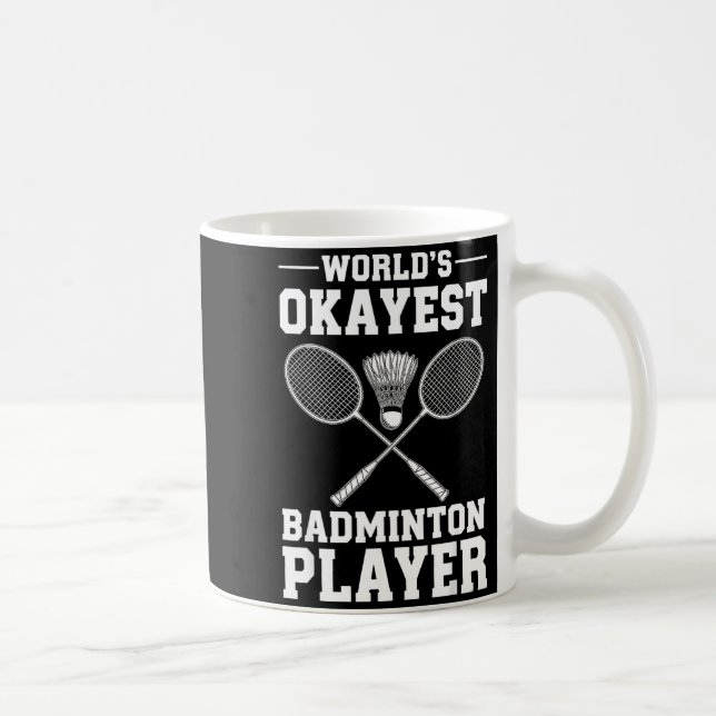 Bester Badminton-Spieler der Welt  Kaffeetasse (Rechts)