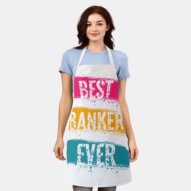 Bester Banker je Schürze (Getragen)