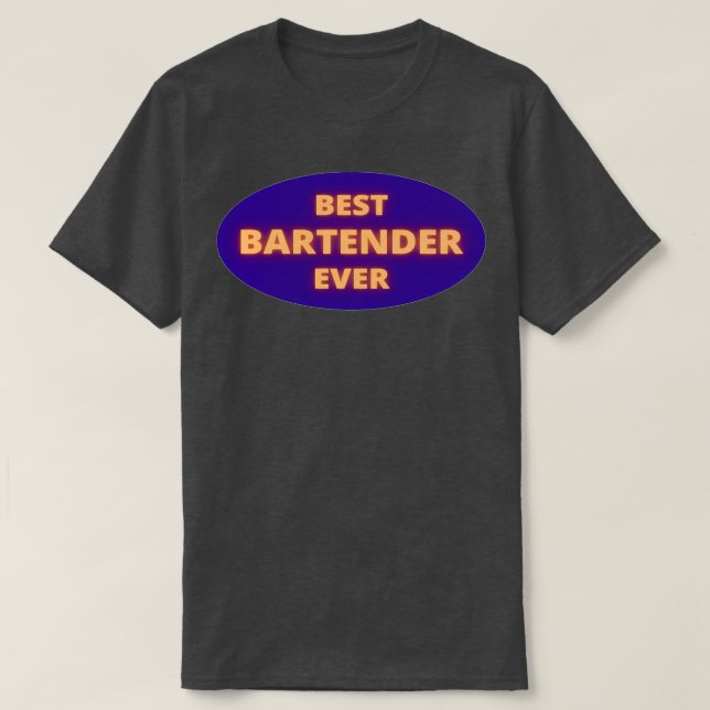 Bester Barkeeper aller Zeiten 14 T-Shirt (Design vorne)
