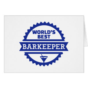 Bester Barkeeper-Barkeeper der Welt