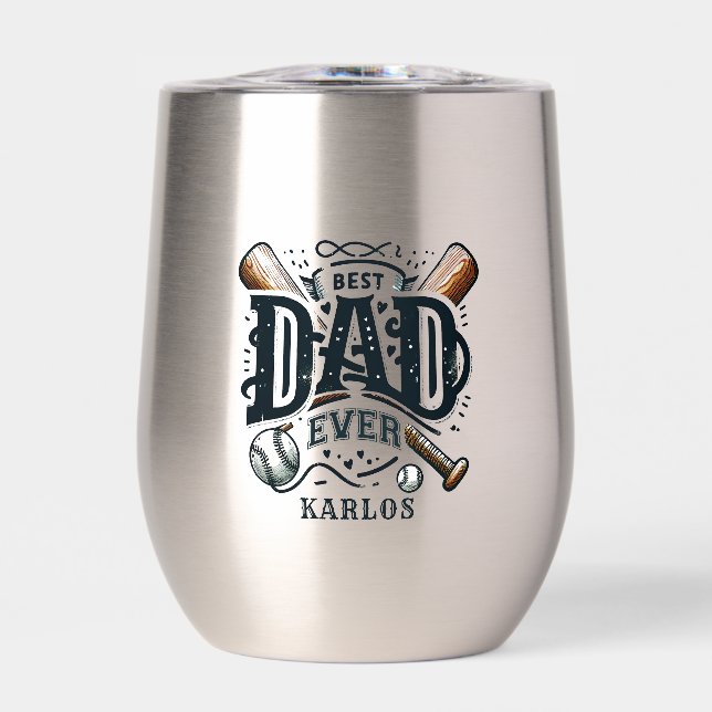 Bester Baseball-Vater je (Vorderseite)